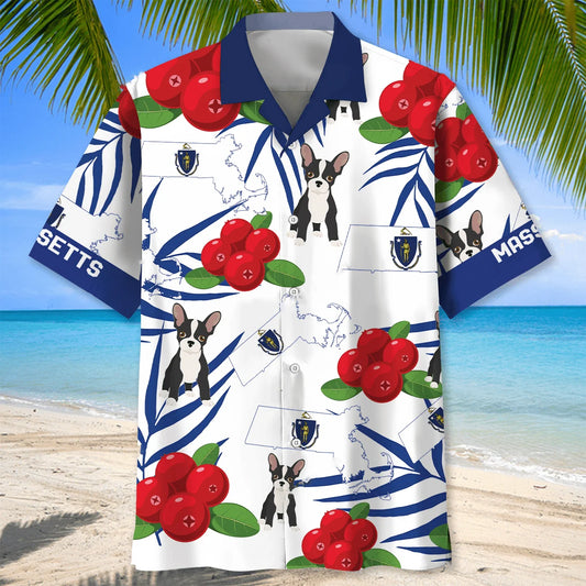 Massachusetts State Proud Hawaiian Shirt - S - hawaiian shirt