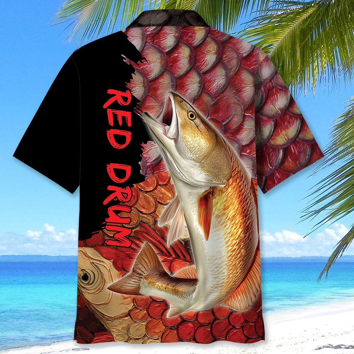 Master Redfish Hawaiian Shirt