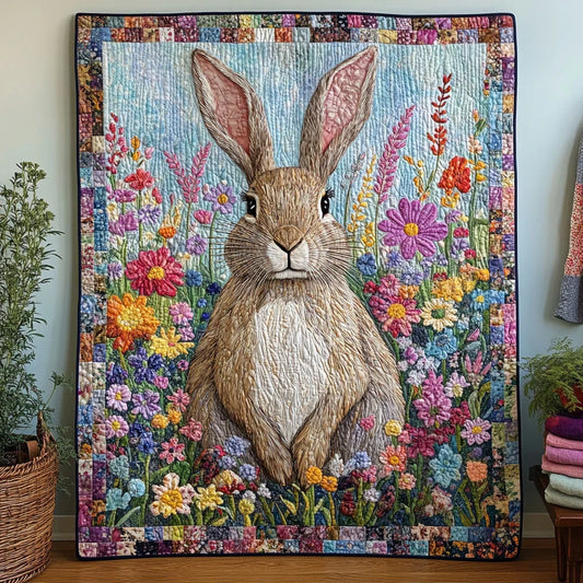Meadow Bunny Quilt Blanket