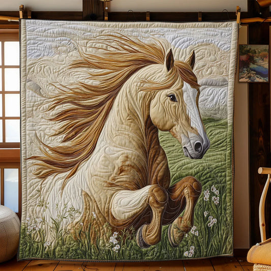 Meadow Gallop Quilt Blanket