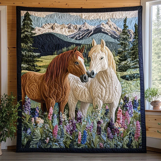 Meadow Guardians Quilt Blanket