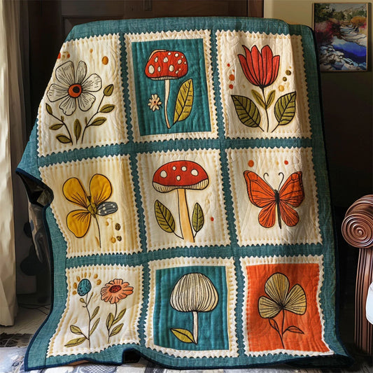 Meadow Postage Quilt Blanket