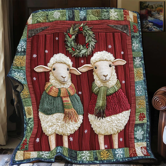 Meadow Sheep Quilt Blanket