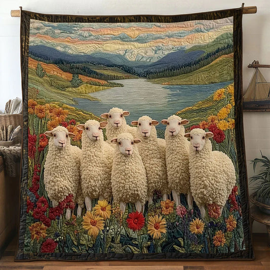 Meadowlight Sheep Quilt Blanket