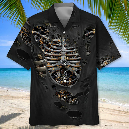 Mechanic From Bones Hawaiian Shirt - S - hawaiian shirt