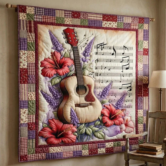 Mellow Slumber Harmony Quilt Blanket - Quilted Blanket by OtterMia
