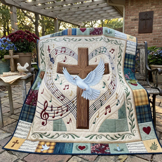Melody Of Faith Quilt Blanket