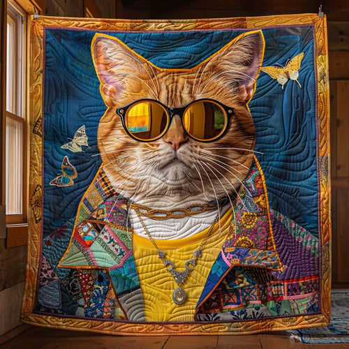 Meowgic Quilt Blanket