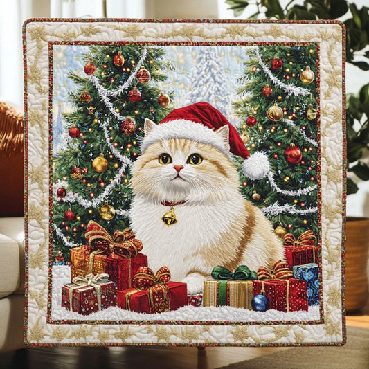 Merry Cat Quilt Blanket