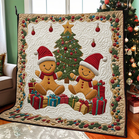 Merry Cookies Quilt Blanket