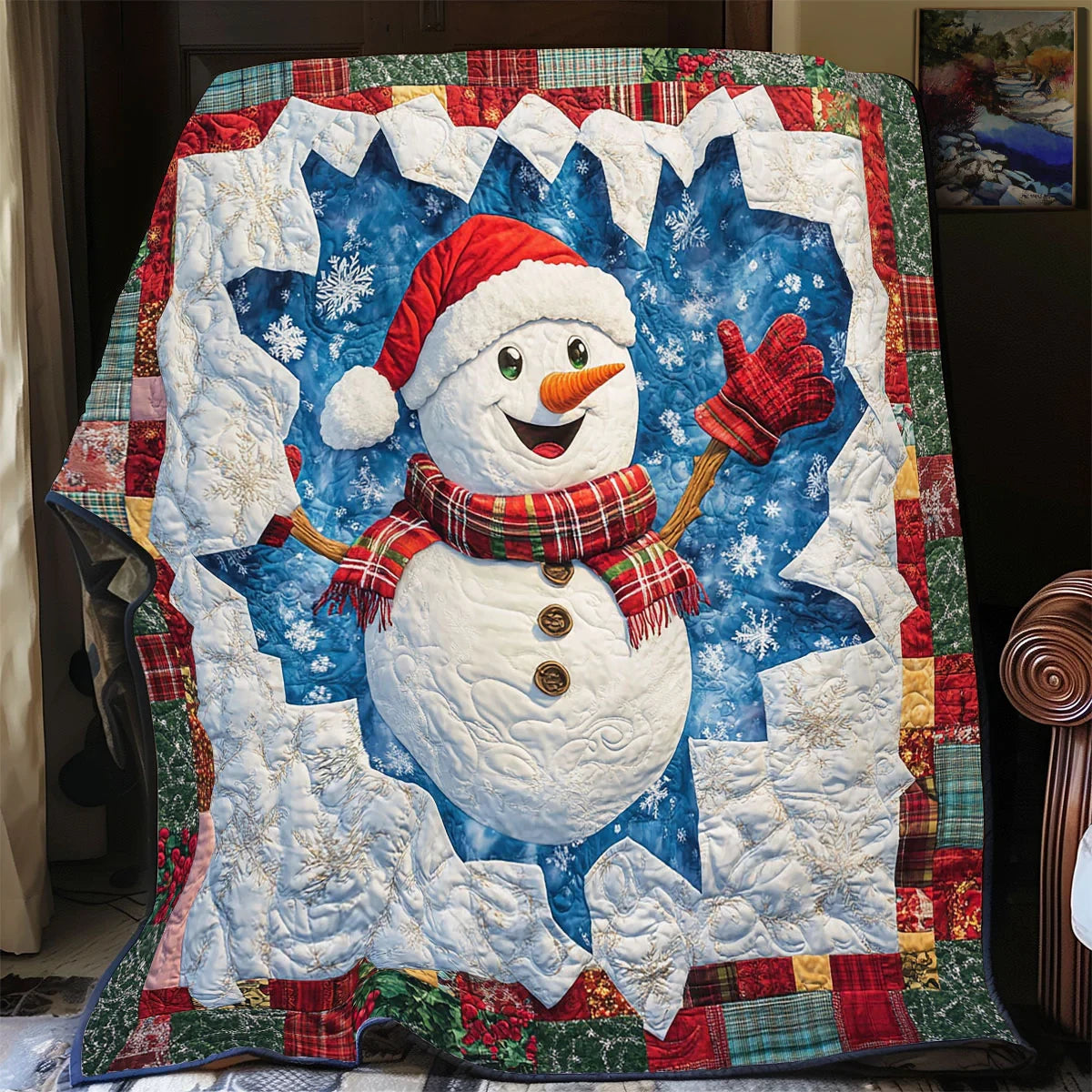 Merry Frost Quilt Blanket