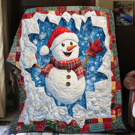 Merry Frost Quilt Blanket