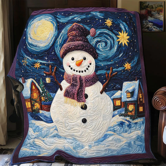 Merry Frosty Quilt Blanket