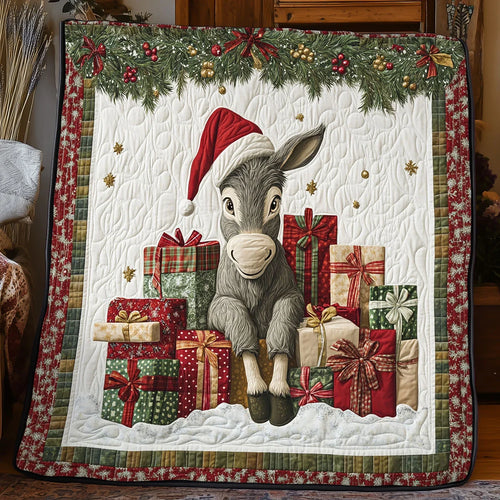 Merry Mule Quilt Blanket