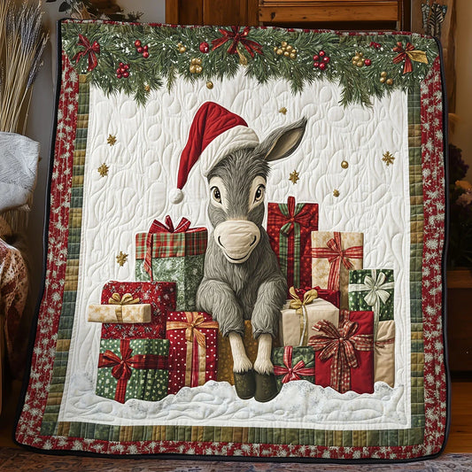 Merry Mule Quilt Blanket