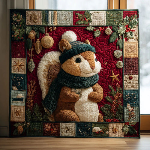 Merry Nut Quilt Blanket