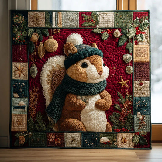 Merry Nut Quilt Blanket