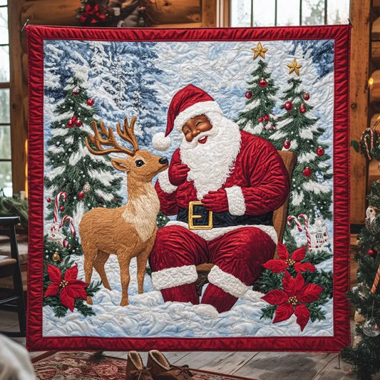 Merry Santa Quilt Blanket