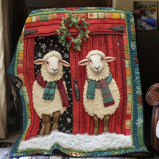 Merry Sheep Quilt Blanket