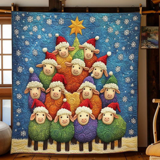 Merry Sheep Quilt Blanket