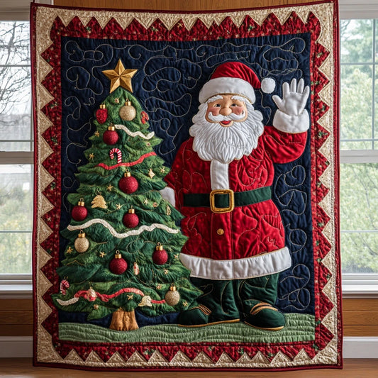 Merry Spark Quilt Blanket