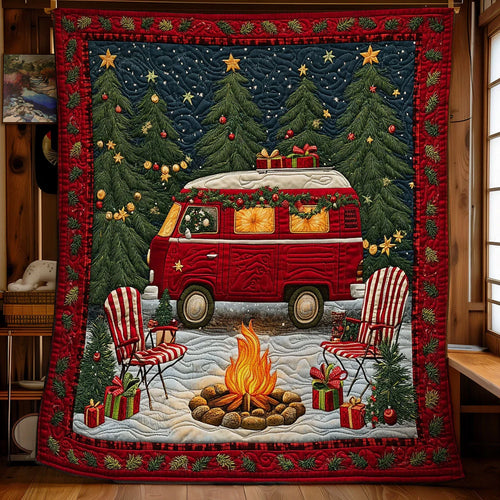 Merry Van Quilt Blanket