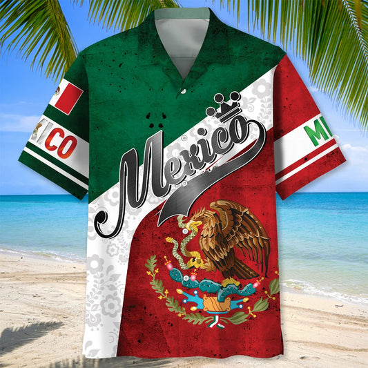 Mexican Proud Hawaiian Shirt - S - hawaiian shirt