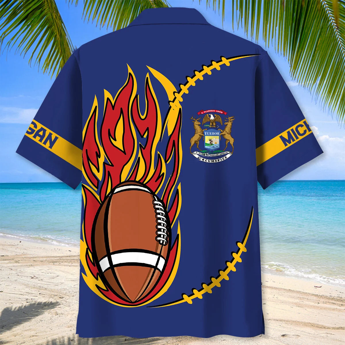 Michigan State Football Love Hawaiian Shirt