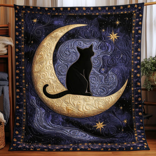 Midnight Moon Quilt Blanket