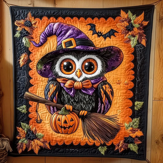 Midnight Owl Ride Quilt Blanket