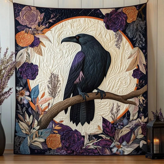 Midnight Raven Quilt Blanket