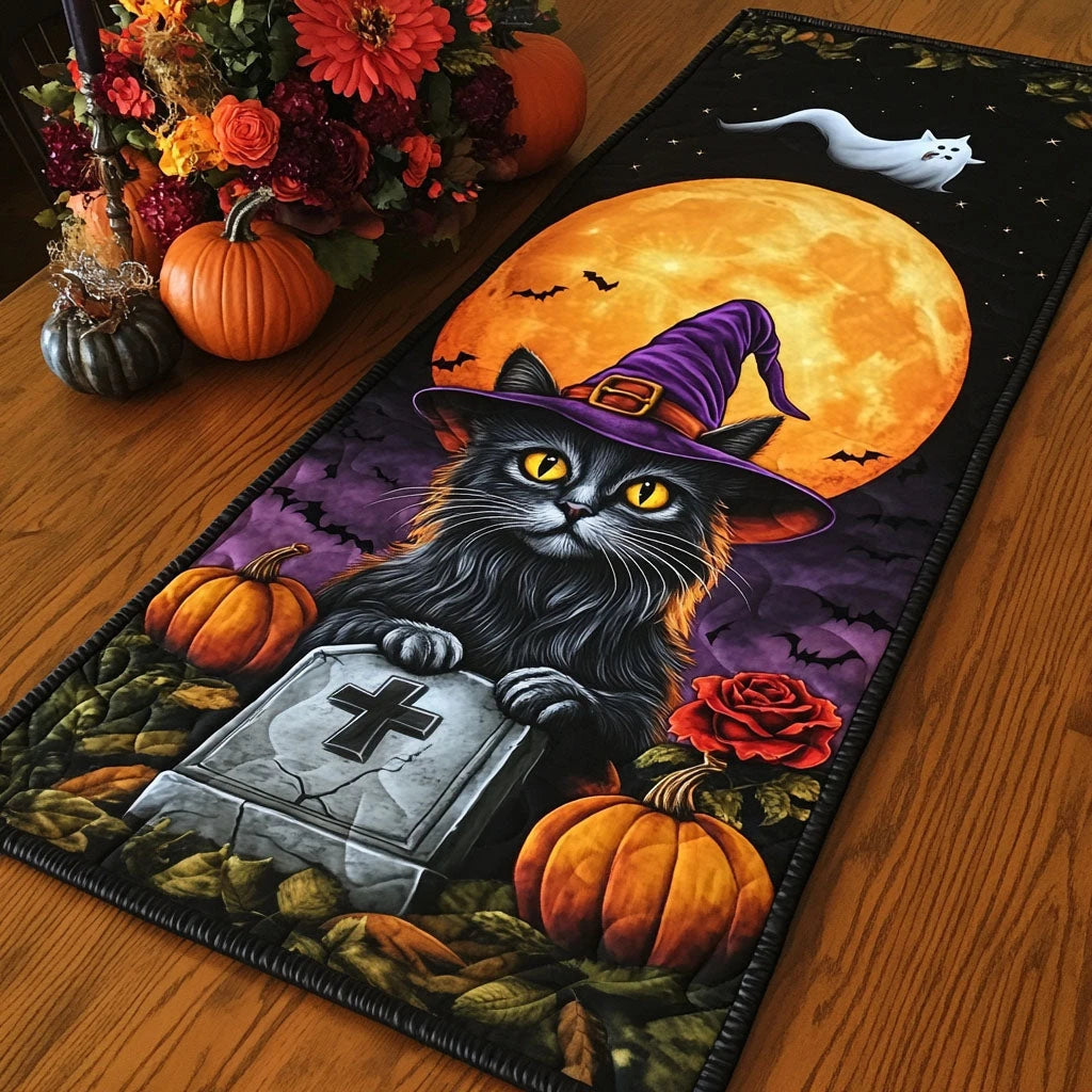 Midnight Spooks Quilted Table Runner