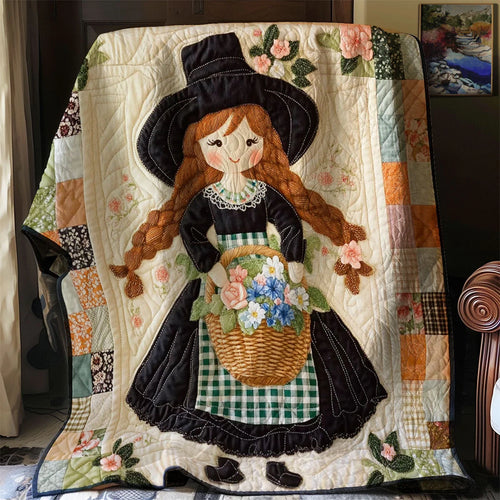 Miss Rosy Cheeks Quilt Blanket