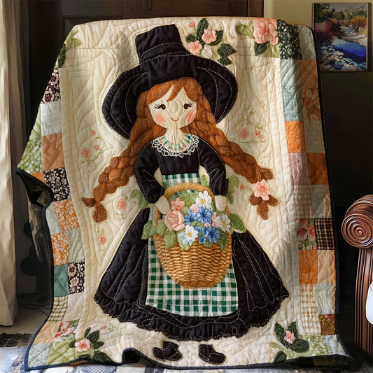 Miss Rosy Cheeks Quilt Blanket