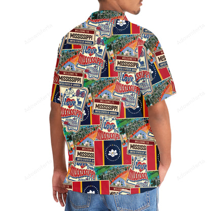 Mississippi Proud Vintage Hawaiian Shirt