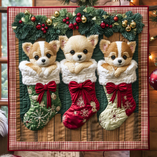 Mistletoe Muffin Quilt Blanket