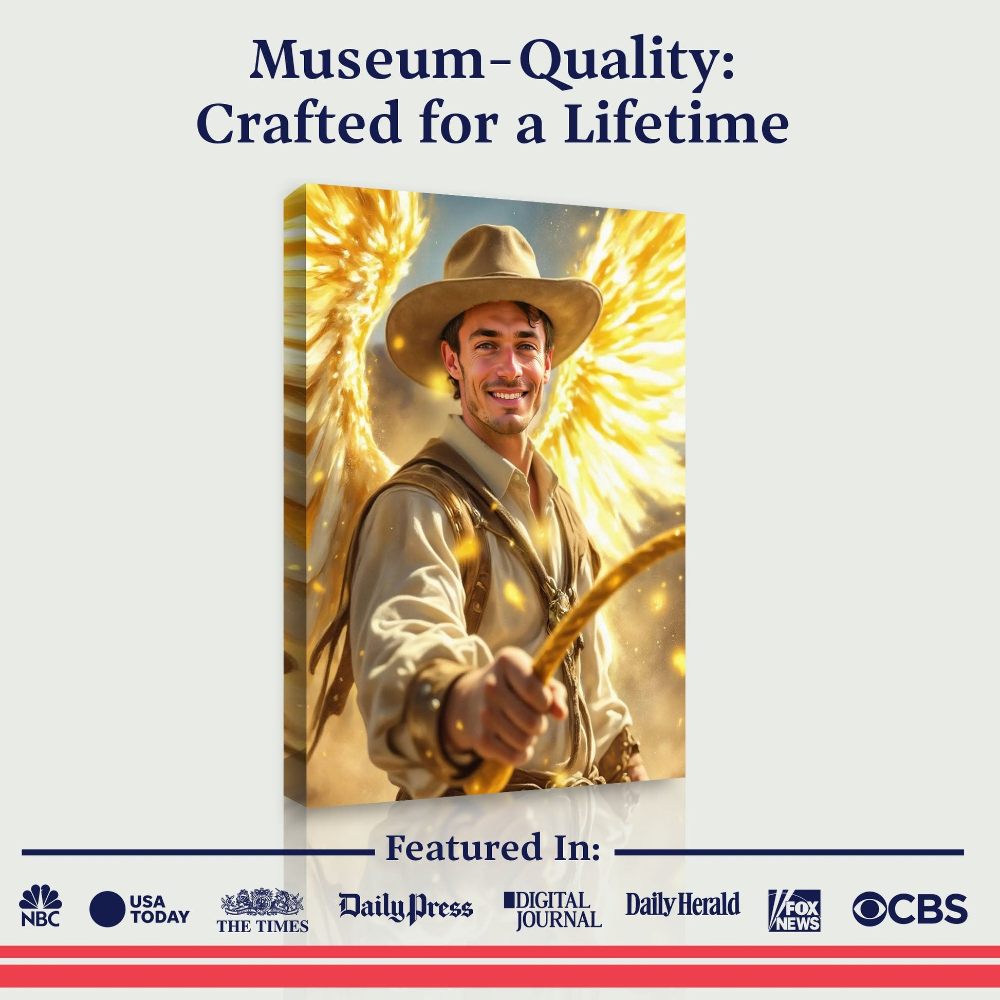 Golden Cowboy Angel