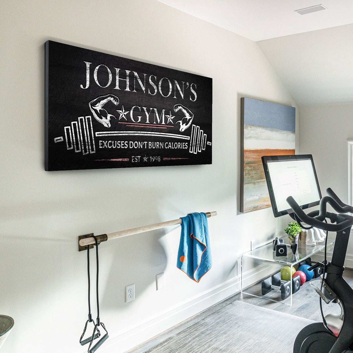 Gym Sign II - canvas