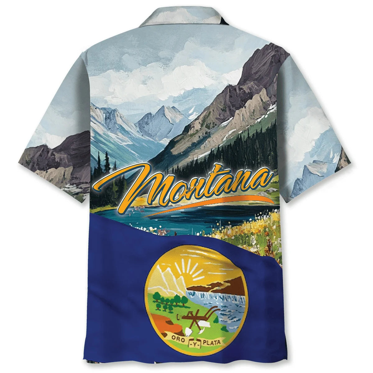 Montana State Mountain Proud Hawaiian Shirt