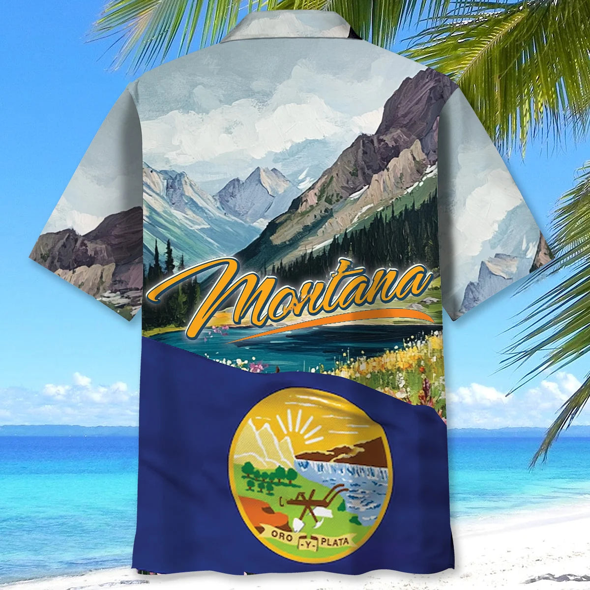 Montana State Mountain Proud Hawaiian Shirt