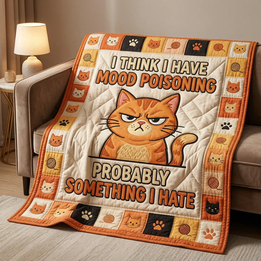 Mood Poisoning Quilt Blanket