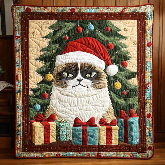 Moody Meow Quilt Blanket