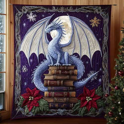 Moon Dragon Quilt Blanket