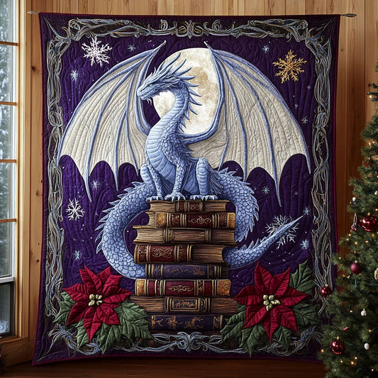 Moon Dragon Quilt Blanket