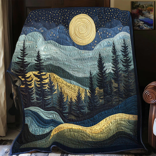 Moon Meadow Quilt Blanket