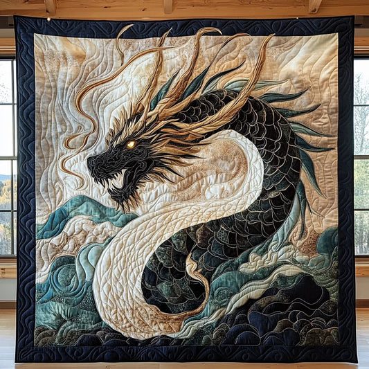Moonfire Dragon Quilt Blanket