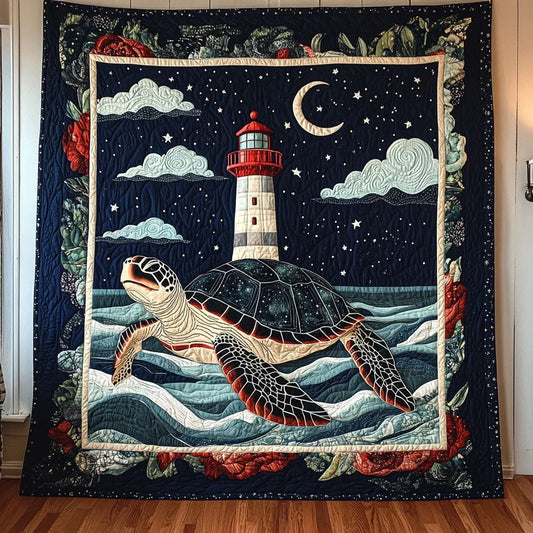Moonlit Voyage Quilt Blanket