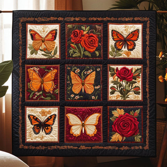 Morning Butterfly Quilt Blanket