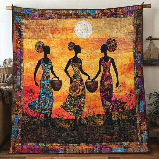 Motherland Woman Quilt Blanket