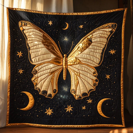 Mothlight Requiem Quilt Blanket